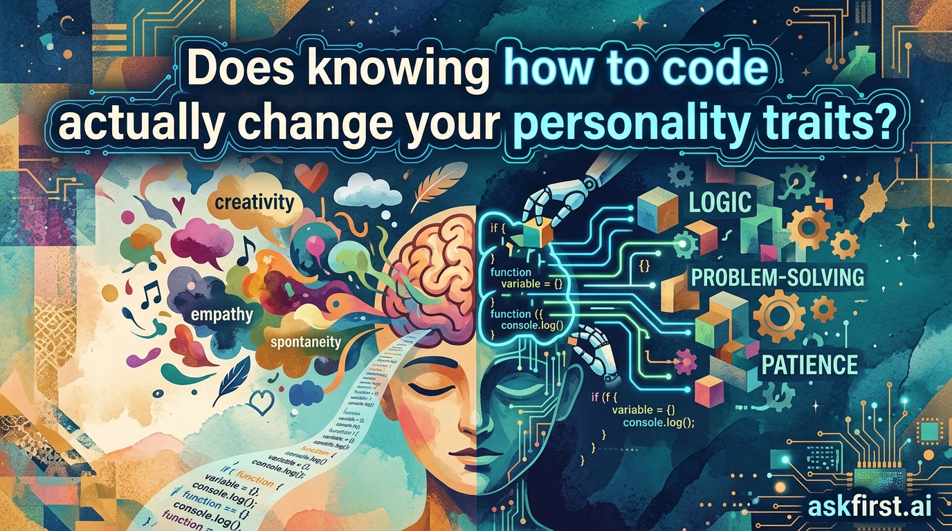 Does knowing how to code actually change your personality traits? Does knowing how to code actually change your personality traits?