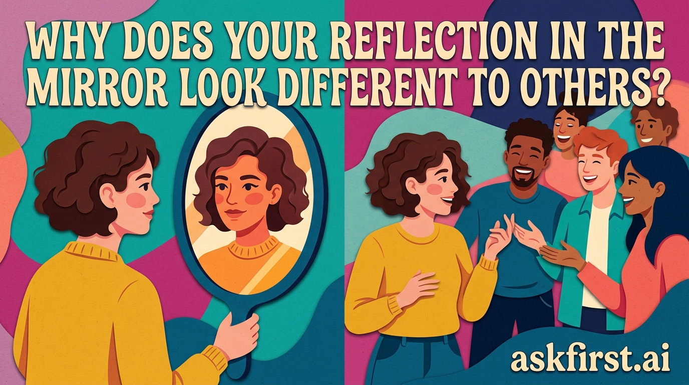 Why does your reflection in the mirror look different to others? Why does your reflection in the mirror look different to others?