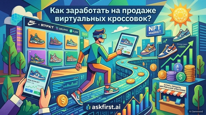 Как заработать на продаже виртуальных кроссовок? Как заработать на продаже виртуальных кроссовок?