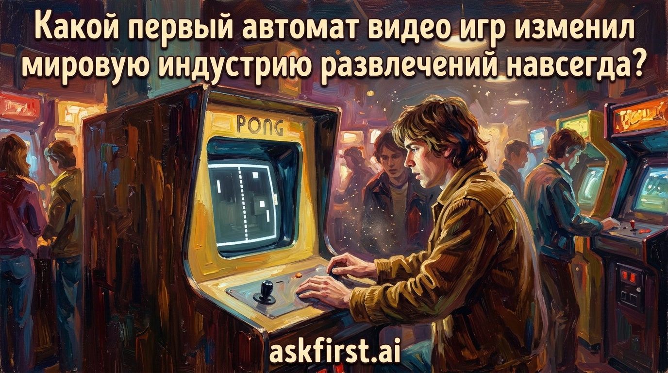 Какой первый автомат видео игр изменил мировую индустрию развлечений навсегда? Какой первый автомат видео игр изменил мировую индустрию развлечений навсегда?