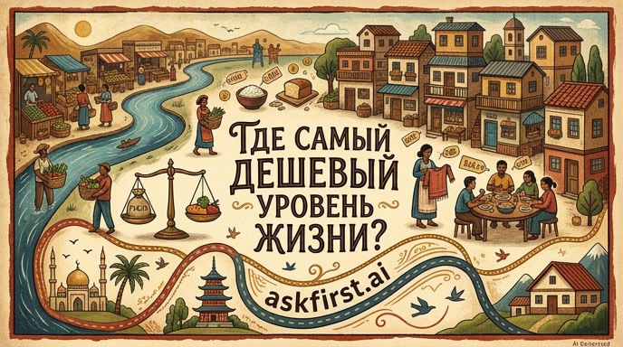 Где самый дешевый уровень жизни? Где самый дешевый уровень жизни?