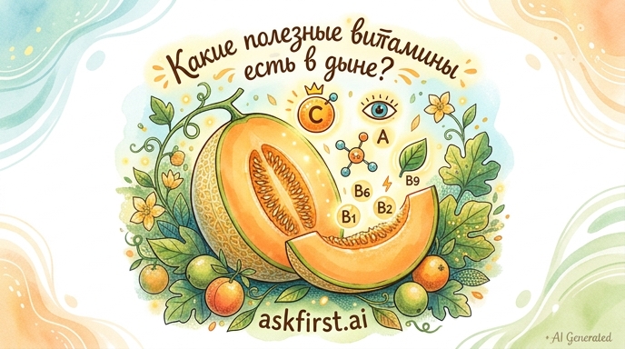 Какие полезные витамины есть в дыне? Какие полезные витамины есть в дыне?