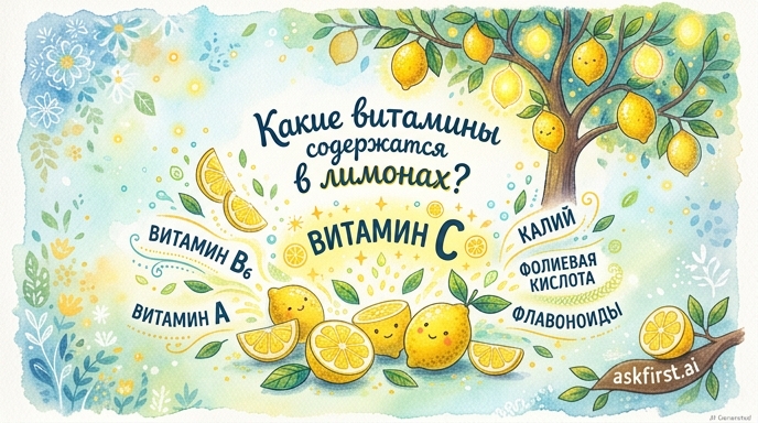 Какие витамины содержатся в лимонах? Какие витамины содержатся в лимонах?