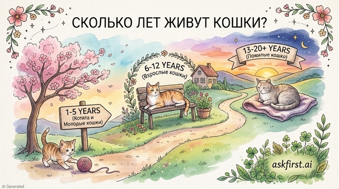 Сколько лет живут кошки? Сколько лет живут кошки?