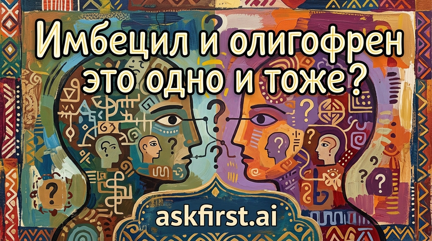 Имбецил и олигофрен это одно и тоже? Имбецил и олигофрен это одно и тоже?
