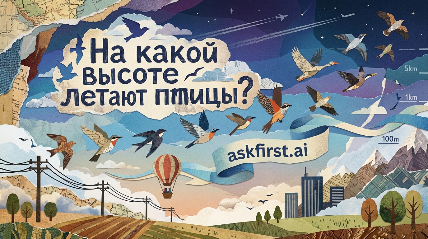 На какой высоте летают птицы? На какой высоте летают птицы?