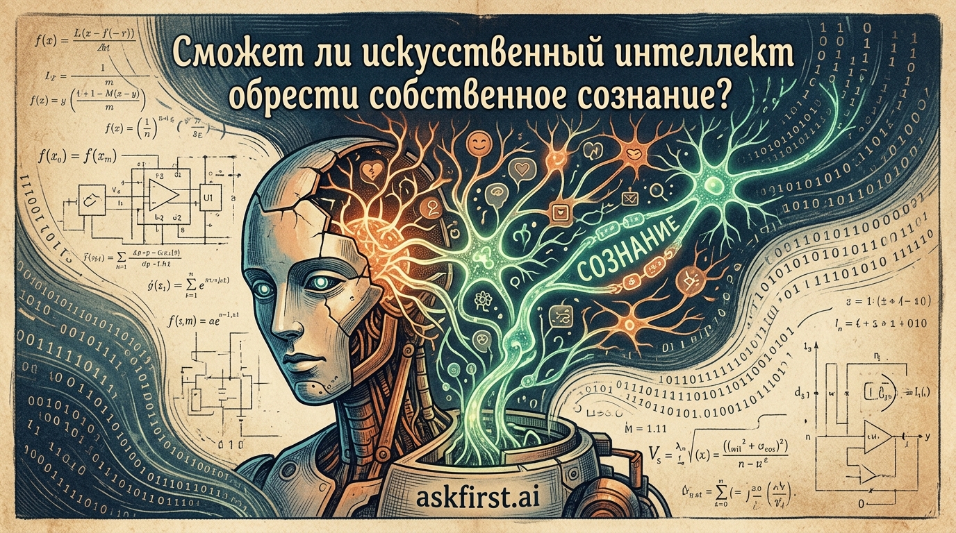 Сможет ли искусственный интеллект обрести собственное сознание? Сможет ли искусственный интеллект обрести собственное сознание?