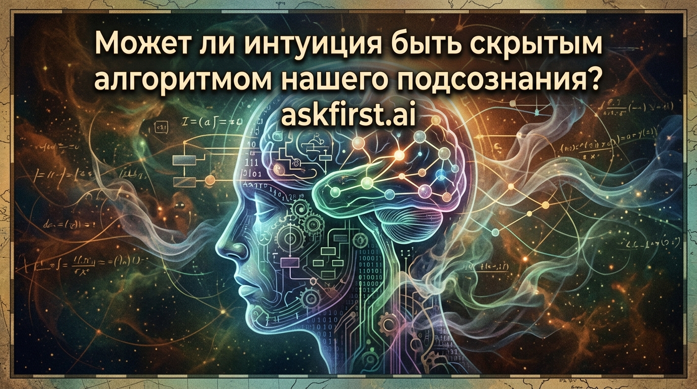 Может ли интуиция быть скрытым алгоритмом нашего подсознания? Может ли интуиция быть скрытым алгоритмом нашего подсознания?